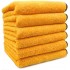 SoLiD Multipurpose Plush Microfiber Cleaning Cloth Towel for Household, Car Washing, Drying & Auto Detailing - 16" x 24" (6) 