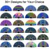 FORSUN 2 Pieces Handheld Fans, Silk Folding Fans with Bamboo Frames for Dancing Cosplay Wedding Party Props Decoration