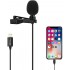 TTSTAR Microphone Professional for iPhone Lavalier Lapel Omnidirectional Condenser Mic Phone Audio Video Recording Easy Clip-on Lavalier Mic for YouTube Interview Tiktok for iPhone/iPad/iPod