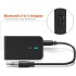 ZIIDOO Bluetooth 5.0 Transmitter and Receiver, 3-in-1 Wireless Bluetooth Adapter,Low Latency Bluetooth Audio Adapter for TV,Car,Home Stereo System