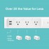 Kasa Smart Plug Power Strip , Surge Protector with 6 Individually Controlled Smart Outlets and 3 USB Ports, Works with Alexa & Google Home, No Hub Required , White