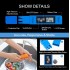 TTSTAR TDS Tester 3-in-1 TDS EC & Temperature Meter Ultrahigh Accuracy Digital Water Quality TDS Tester (Blue)