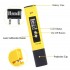 TTSTAR PH Meter for Water Hydroponics Digital PH Tester Pen 0.01 High Accuracy Pocket Size with 0-14 PH Measurement Range for Household Drinking, Pool and Aquarium (Yellow)