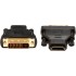 DTECH DVI Male to HDMI Female Adapter Bi-Directional DVI-D Port Converter