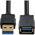 DTECH Gold Plated USB 3.0 Extension Cable 3 Feet Type A Male to Female Port Cord (Black, 1-Meter)