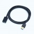 DTECH Gold Plated USB 3.0 Extension Cable 3 Feet Type A Male to Female Port Cord (Black, 1-Meter)