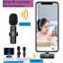 ISAIBELL Wireless Lavalier Microphone,Wireless Recording Micophone,Mini Microphone for iPhone iPad, YouTube,Facebook,Live Stream,Vlog,Interview,Plug-Play Lapel Microphone with Clip