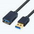 DTECH Gold Plated USB 3.0 Extension Cable 3 Feet Type A Male to Female Port Cord (Black, 1-Meter)