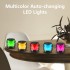 LFS Portable Bluetooth Speaker with Lights, Night Light LED Wireless Speaker,Magnetic Waterproof Speaker, 7 Color LED Auto-Changing,TWS,Perfect Mini Speaker for Shower, Home, Outdoor