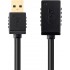 DTECH Gold Plated USB 3.0 Extension Cable 3 Feet Type A Male to Female Port Cord (Black, 1-Meter)