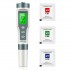 TTSTAR 3 in 1 Digital PH Meter with PH/TDS/Temp Meter Water Quality Tester, Digital Water Tester for Drinking Water Test, Swimming Pool, Aquarium, Hydroponics