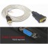 DTECH Serial Cable to USB Adapter DB9 Male RS232 Port Supports Windows 11 10 8 7 Mac (6 Feet, PL2303)