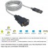 DTECH Serial Cable to USB Adapter DB9 Male RS232 Port Supports Windows 11 10 8 7 Mac (6 Feet, PL2303)