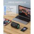 LFS Bluetooth Speakers Portable Mini Wireless Speaker IPX5 Waterproof Outdoor Speakers, TWS Pairing, 8W Stereo Sound, Rich Bass, RGB Lights, 12H Playtime, USB Type-C, Built-in Mic for Outdoor, Home