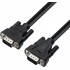 DTECH VGA Male to Male Cable 10 Feet Long PC Computer Monitor Cord 1080p High Resolution (3 Meter, Black)