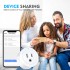 Kasa Smart Plug Mini 15A, Smart Home Wi-Fi Outlet Works with Alexa, Google Home & IFTTT, No Hub Required, UL Certified, 2.4G WiFi Only, 4-Pack , White