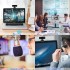 TTSTAR Webcam with Software Control, Stereo Microphone and Privacy Cover, Autofocus, 1080p FHD USB Web Camera, Compatible with Zoom/Skype/Teams/Webex, PC Mac Desktop