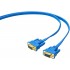 DTECH Flat Thin Extra Long VGA Cable 25 ft Male to Male 15 Pin Connector Computer Monitor Cord 1080p HD High Resolution(8 Meter, Blue)