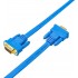 DTECH Flat Thin Extra Long VGA Cable 25 ft Male to Male 15 Pin Connector Computer Monitor Cord 1080p HD High Resolution(8 Meter, Blue)