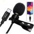 TTSTAR TYPE C Lapel Lavalier Clip-On Recording Live Vlog Microphone Android Voice iPhone new.