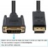 DTECH 3ft Displayport to VGA Cable Display Port to VGA Male Video Adapter with Gold Plated Connector Compatible for HP, Lenovo, Dell, ASUS and More (Black, 3 Feet)