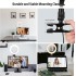 TTSTAR Desk Ring Light for Zoom Meetings - Video Conference Lighting Kit for Laptop Computer, 6” Clip on Table LED Light Lamp with Tripod Stand for Video Recording, Remote Working, Gaming, Vlogging