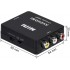 HMKCH HDMI to RCA, 1080p HDMI to AV 3RCA CVBs Composite Video Audio Converter Adapter Supports PAL/NTSC for TV Stick, Roku, Chromecast, Apple TV, PC, Laptop, Xbox, HDTV, DVD-Black