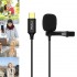 TTSTAR TYPE C Lapel Lavalier Clip-On Recording Live Vlog Microphone Android Voice iPhone new.