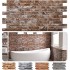 Sodeno 3D Wall Panels Peel and Stick, 14.5 Sq Ft Coverage,Printable Faux Brick Wallpaper Sticker with Self-Adhesive Waterproof Foam for Interior Wall Decor, Bathroom Home Decoration