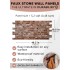 Sodeno 3D Wall Panels Peel and Stick, 14.5 Sq Ft Coverage,Printable Faux Brick Wallpaper Sticker with Self-Adhesive Waterproof Foam for Interior Wall Decor, Bathroom Home Decoration