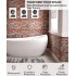 Sodeno 3D Wall Panels Peel and Stick, 14.5 Sq Ft Coverage,Printable Faux Brick Wallpaper Sticker with Self-Adhesive Waterproof Foam for Interior Wall Decor, Bathroom Home Decoration