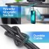 Terasako Magnetic Charging Cable 6-Pack [1ft/3ft/3ft/6ft/6ft/10ft], 3 in 1 Nylon Braided Magnetic Phone Charger, Compatible with Micro USB, Type C, iProduct and Most Devices 